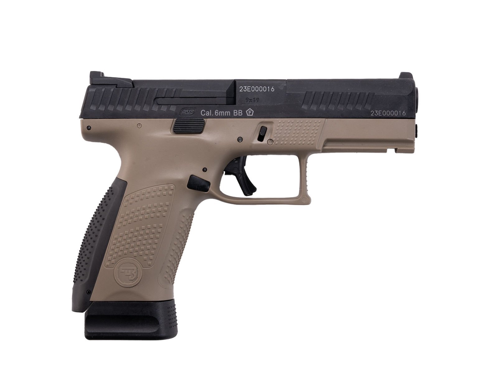 CZ P-10C, CO2, Dual-Tone Black/TAN