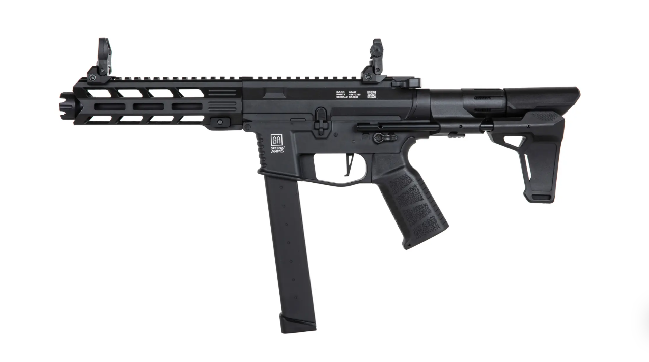 Specna Arms SA-FX10 FLEX™ ETU1™ Airsoft Tüfeği (20 rps) Siyah