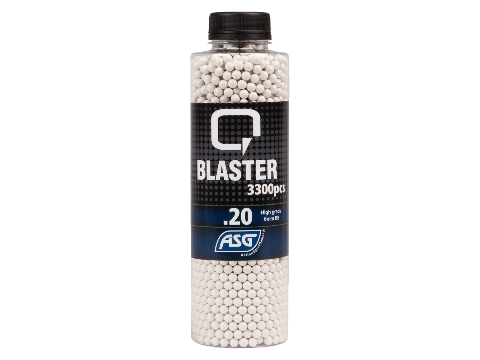 Q Blaster, 0.20g, airsoft BB, 3300 adet . Şişe