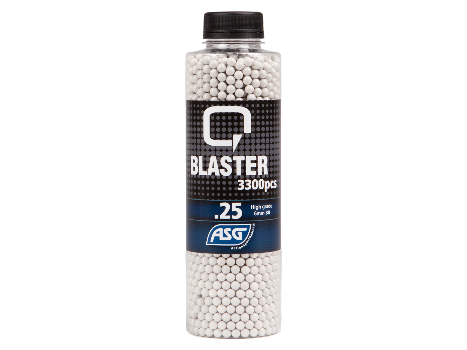 Q Blaster, 0.25g, airsoft BB, 3300 adet . Şişe