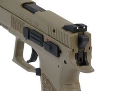 CZ P09 FDE Tan Rengi Green Gazlı BLOWBACK Airsoft Tabanca ASG18137
