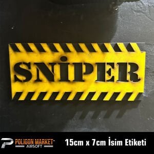 Dekoratif İsim Etiketi 15cm x 7cm