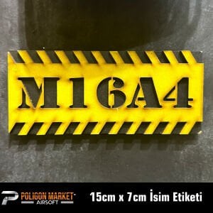 Dekoratif İsim Etiketi 15cm x 7cm