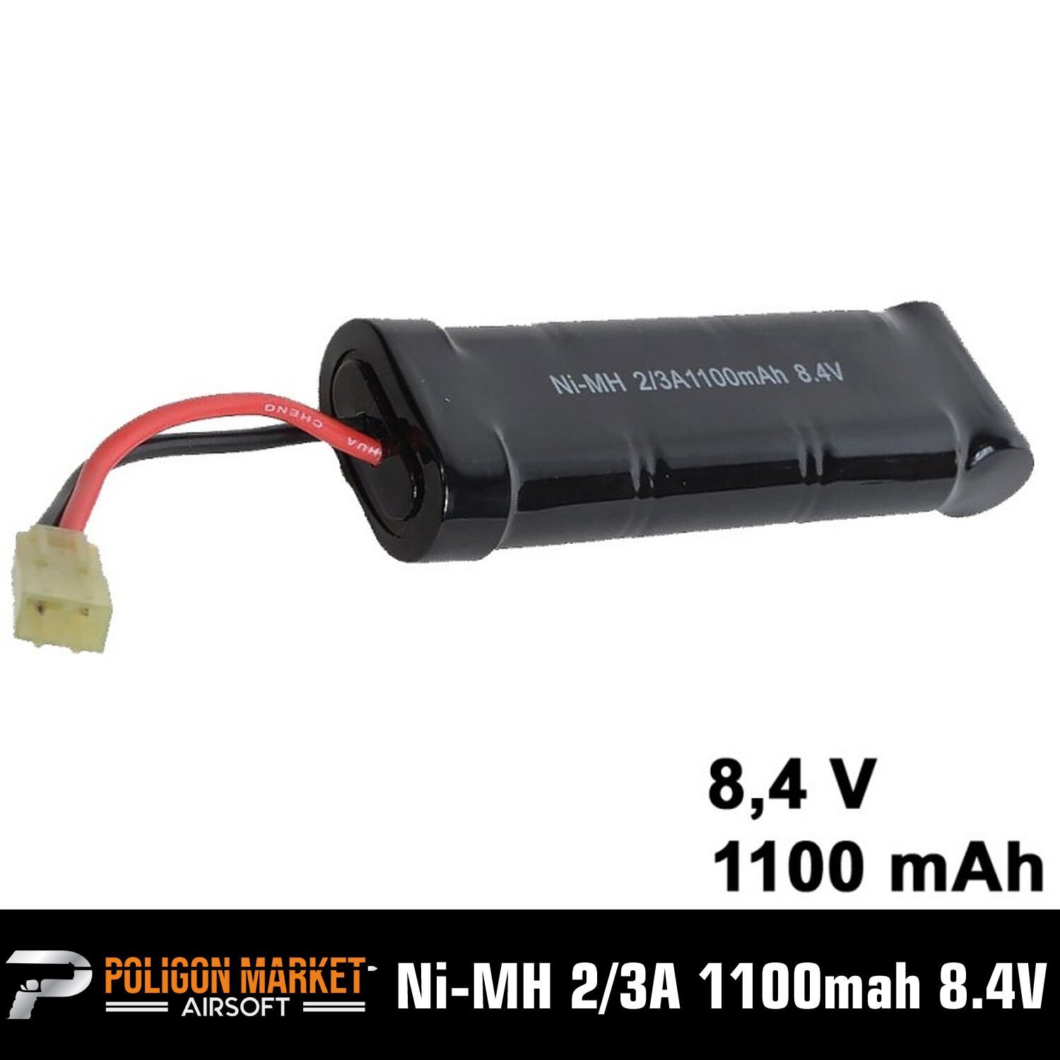 Ni-MH 2/3A 1100mah 8.4V batarya