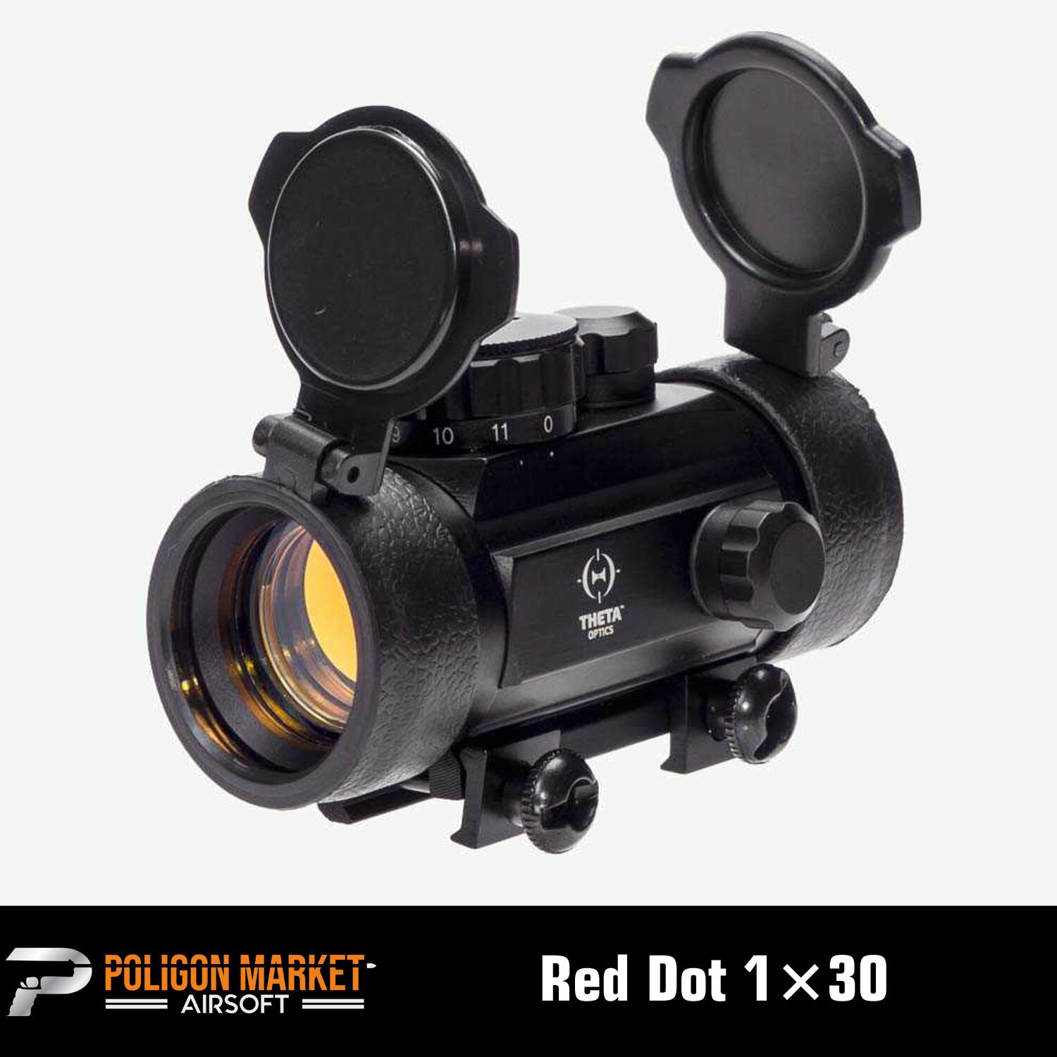 Theta Optics Red Dot 1×30 Reflex Sight Nişangah – Siyah