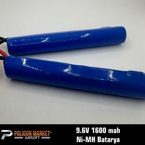 1600 mah Ni-MH 9.6V Orjinal Batarya