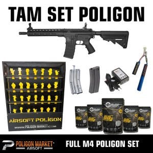 AİRSOFT M4 POLİGON SETİ