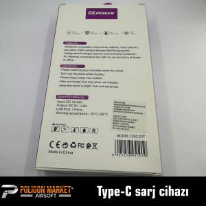 USB ŞARJ TYPE-C
