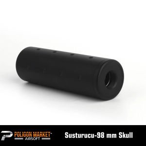 Susturucu-98 mm Skull ME02017-BK