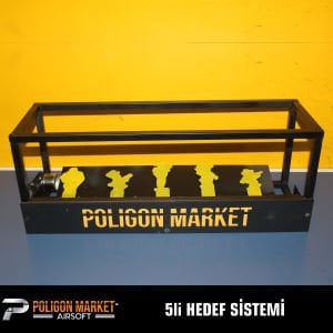 5 Lİ HEDEF SİSTEMİ ŞARJLI- UZAKTAN KUMANDALI HEDEF SİSTEMİ