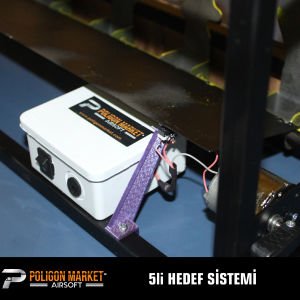5 Lİ HEDEF SİSTEMİ ŞARJLI- UZAKTAN KUMANDALI HEDEF SİSTEMİ
