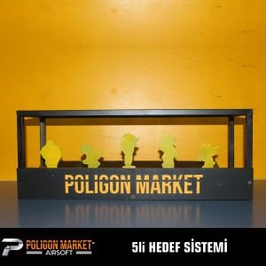5 Lİ HEDEF SİSTEMİ ŞARJLI- UZAKTAN KUMANDALI HEDEF SİSTEMİ