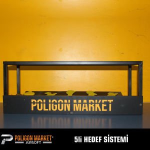 5 Lİ HEDEF SİSTEMİ ŞARJLI- UZAKTAN KUMANDALI HEDEF SİSTEMİ
