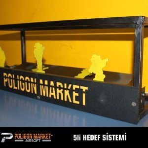 5 Lİ HEDEF SİSTEMİ ŞARJLI- UZAKTAN KUMANDALI HEDEF SİSTEMİ