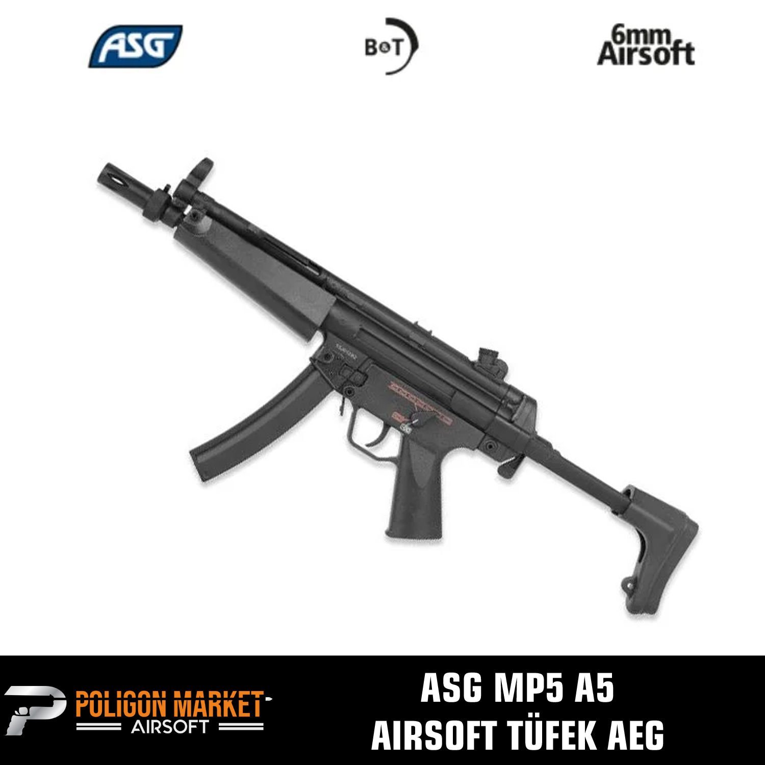 ASG MP5 A5 AIRSOFT AEG TÜFEK