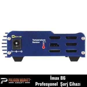 İmax B6 Digital Lipo Pil Batarya Şarj Cihazı Profesyonel LCD Ekranlı 80W + AC/DC Şarj Adaptörü