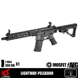 ICS Airsoft LIGHTWAY-PELEADOR Airsoft Tüfeği – Siyah