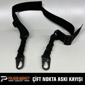 Çift Nokta Tüfek Askı Kayışı