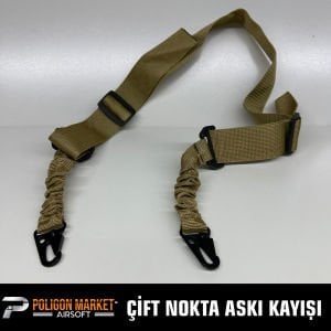 Çift Nokta Tüfek Askı Kayışı