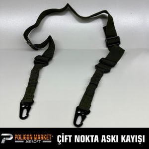 Çift Nokta Tüfek Askı Kayışı