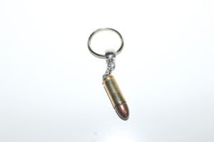 9mm Maket Mermi Metal Anahtarlık