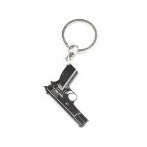 14 lü Tabanca Metal Anahtarlık Siyah