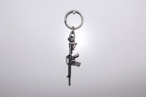 Uzun Namlu Tüfek Metal Anahtarlık