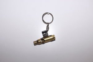 Düdük Boş Mermi Kovanı Metal Anahtarlık