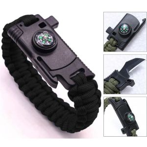 Pusulalı & Bıçaklı Paracord Bileklik
