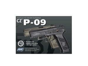 CZ P09 AIRSOFT TABANCA SİYAH BLOWBACK  - ASG18116