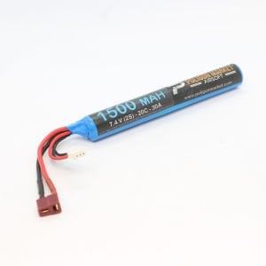 2S (7.4V) 30A 1500 MAH STICK AİRSOFT BATARYA (T-Plug)