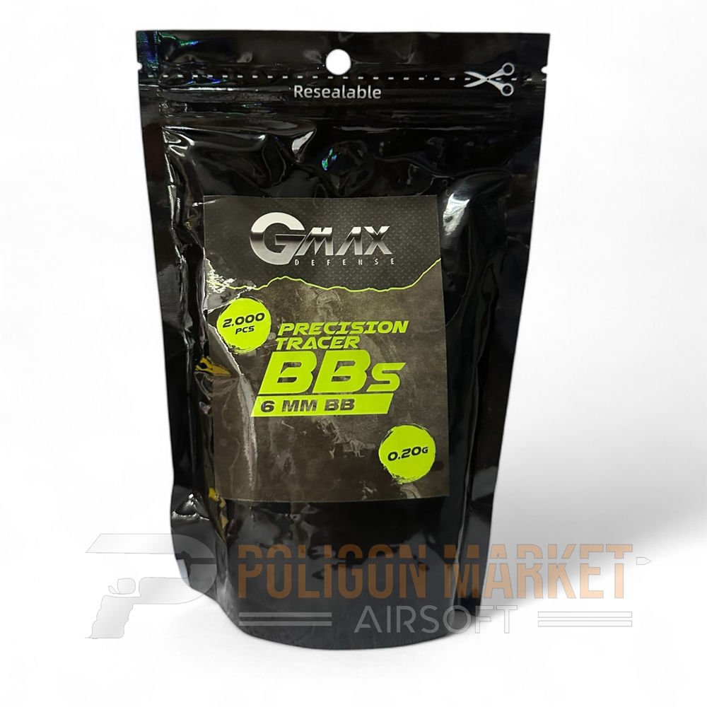 GMAX 0.20 GR Tracer BB 6mm Airsoft BB
