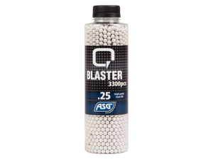 Q Blaster, 0.25g, airsoft BB, 3300 adet . Şişe